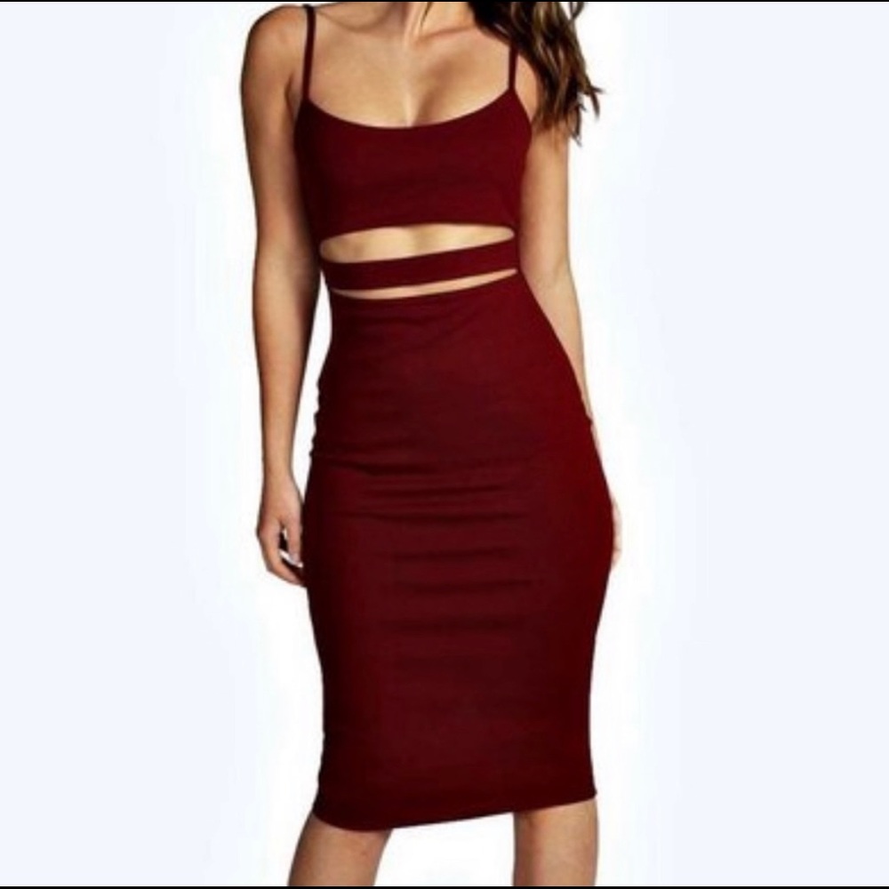 Cutout Midi Dress